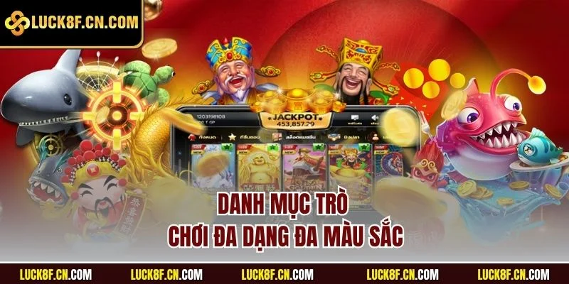Danh mục trò chơi đa dạng màu sắc